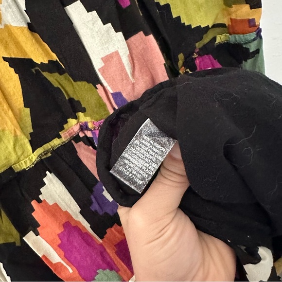 CHAUNDRY KC Smocked Abstract Print - Picture 5 of 6